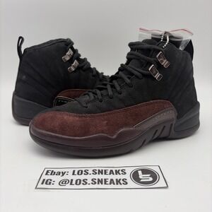 Size 6W/4.5M- Jordan 12 Retro SP x A Ma Maniere Mid Black (DV6989-001)